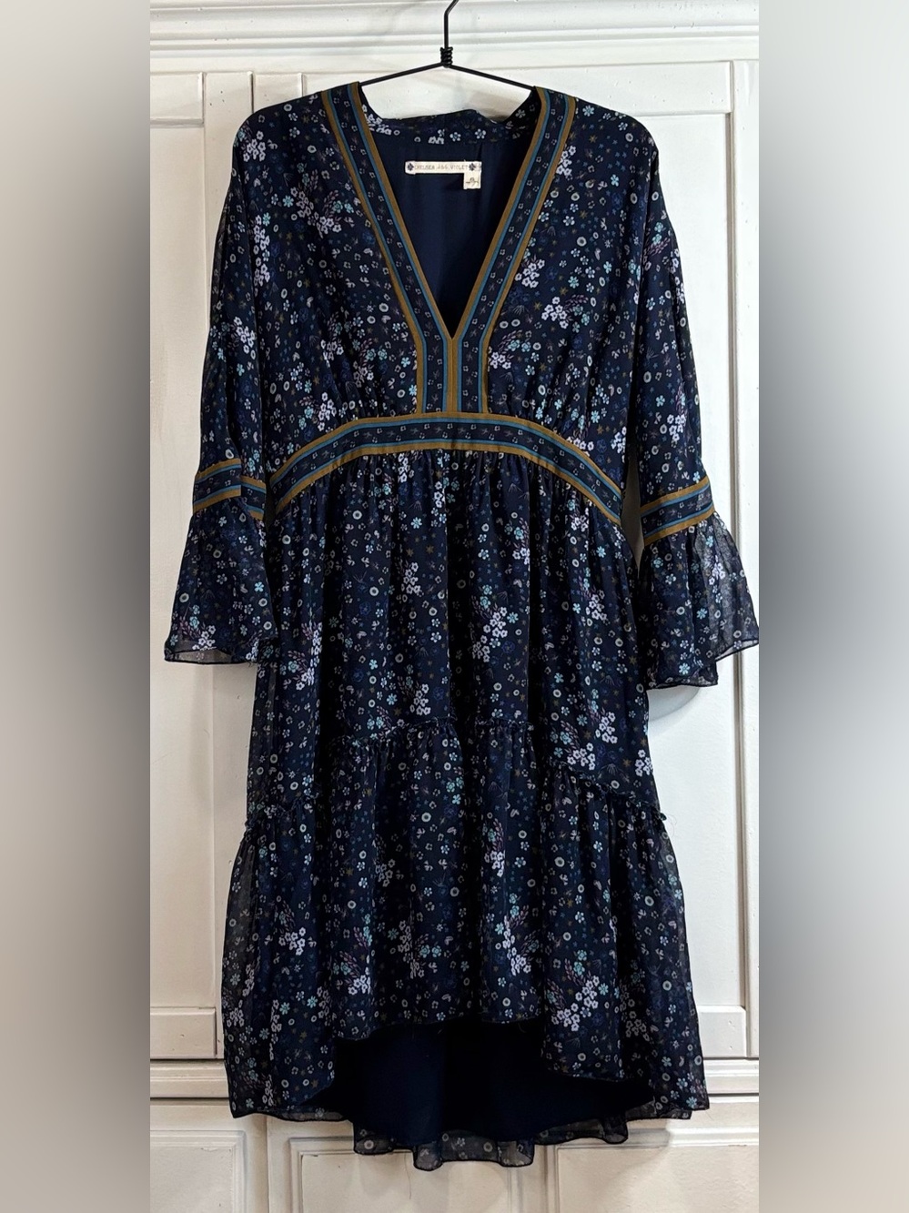 Chelsea & Violet Floral Boho High Low Dress Size Small - Picture 4 of 12